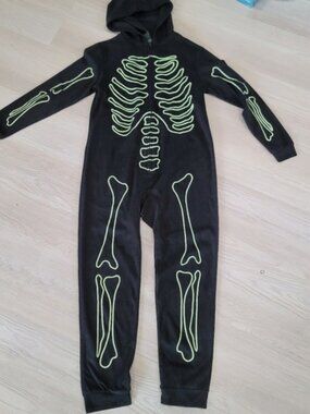 NWOT HYDE AND EEK! Fleece , Glow In The Dark Zip Up Onsie Size  XL Unisex